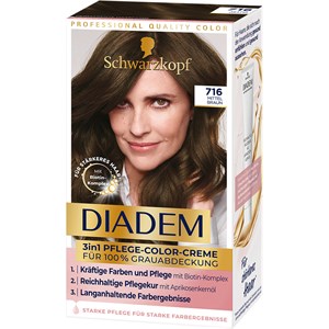 Diadem - Coloration - 716 Mittel Braun 3in1 Pflege Color Creme