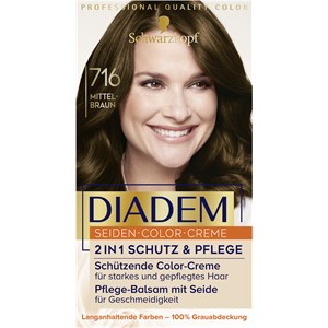 Diadem - Coloration - 716 Mittelbraun Stufe 3 Seiden-Color-Creme