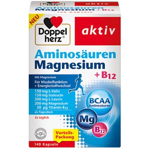 Doppelherz - Energy & Performance - Aminosäuren Magnesium + B12  Kapseln