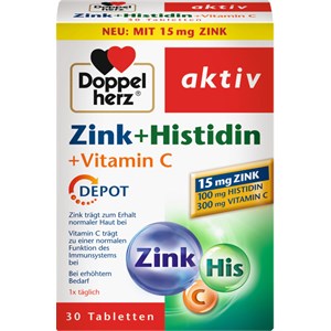 Doppelherz - Immune system & cell protection - Zinc + histidine + vitamin C tablets
