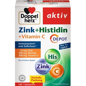 Doppelherz - Herz-Kreislauf - Zink+Histidin Depot Tabletten aktiv