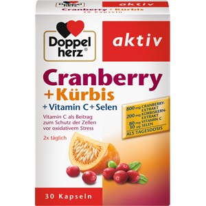 Doppelherz - Immunsystem & Zellschutz - Cranberry + Kürbis Vitamin C + Selen Kapseln