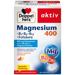 Doppelherz - Mineralstoffe & Vitamine - Magnesium Brausetabletten