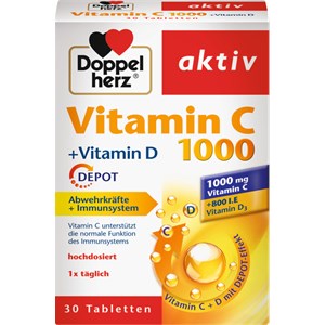 Doppelherz - Immunsystem & Zellschutz - Vitamin C + Vitamin D Tabletten