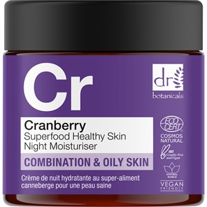 Dr. Botanicals - Moisturiser - Cranberry Superfood Healthy Skin Night Moisturiser
