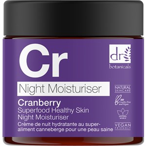Dr Botanicals - Feuchtigkeitspflege - Cranberry Superfood Healthy Skin Night Moisturiser