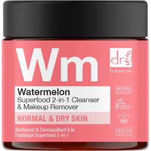 Dr. Botanicals - Gesichtsreinigung - Watermelon Superfood 2-in-1 Cleanser & Makeup Remover