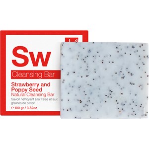 Dr Botanicals - Körperreinigung - Strawberry & Poppy Seed Natural Cleansing Bar