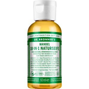 Dr. Bronner's - Flüssigseifen - Mandel 18-in-1 Naturseife