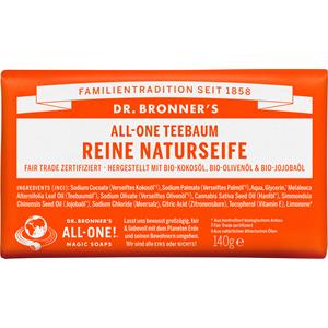 Dr. Bronner's Pflege Feste Seifen All-One Teebaum Reine Naturseife 140 G