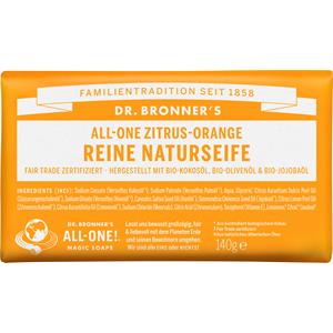 Dr. Bronner's - Körperpflege - All-One Zitrus-Orange Reine Naturseife