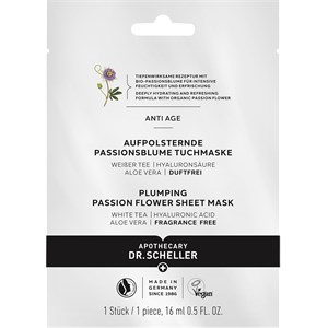 Dr. Scheller Feuchtigkeitspflege Aufpolsternde Passionsblume Tuchmaske Tuchmasken Damen