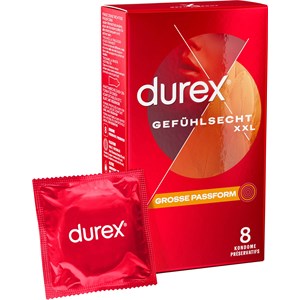 Durex Lust & Liebe Kondome Gefühlsecht XXL 8 Stk.