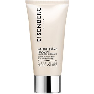 Eisenberg Soin Du Visage Masks Pure White Masque Crème Relaxant 75 Ml