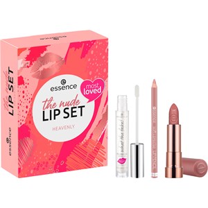Essence Lippen Lippenstift The Nude Lip Set Heavenly Hydrating Nude Lipstick 302 HEAVENLY 3,5 G + Soft & Precise LIP PENCIL 302 Heavenly 0,78 G + What