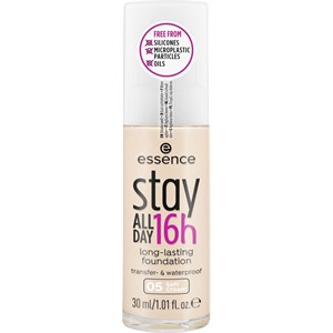 Essence Teint Make-up Stay All Day 16 H Long-Lasting Foundation Nr. 30 Soft Sand 30 Ml