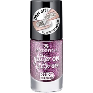 Essence - Lak na nehty - Glitter On Glitter Off Peel Off Nail Polish