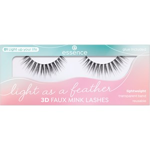 Essence Yeux Cils Light As A Feather 3D Faux Mink Lashes 01 Light Up Your Life 1 Stk.