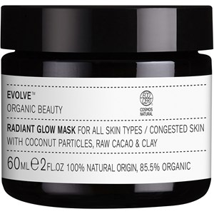 Evolve Organic Beauty - Face masks - Radiant Glow 2-In-1 Face Mask & Polish
