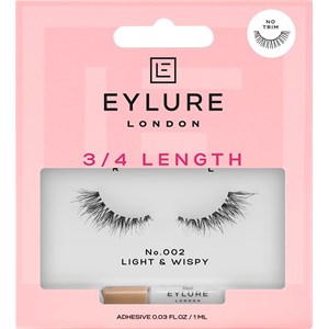 Eylure Yeux Cils 3/4 Length 002 Light & Wispy 1 paire 2 Stk.