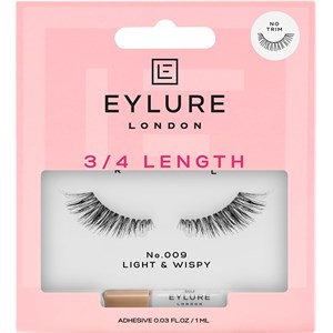 Eylure Yeux Cils 3/4 Length 009 Light & Wispy 1 paire 2 Stk.