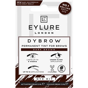 Eylure Wimpern Dye Kit Dybrow Dark Brown Augenbrauenfarbe Damen 1 Stk.