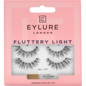 Eylure Yeux Cils Lashes Fluttery Light Nr. 117 Duo Pack 4 Stk.