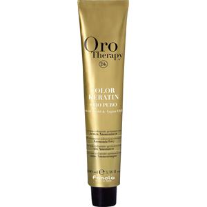 Fanola Changement De Couleur Teinture Et Coloration Oro Therapy Oro Puro Color Keratin N° 10,3 Extra Blond Platine Gold 100 Ml