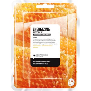 Farmskin - Masken - Superfood For Skin Energizing Sheet Mask Honey