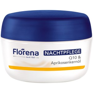 Florena Gesichtspflege Nachtpflege Q10 & Aprikosenkernöl Damen 50 Ml