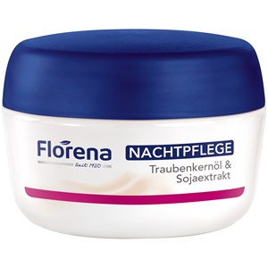 Florena - Facial care - Nachtpflege Traubenkernöl & Sojaextract