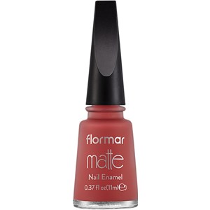 Flormar Ongles Vernis à Ongles Matte Nail Enamel 60 Red Sand 11 Ml