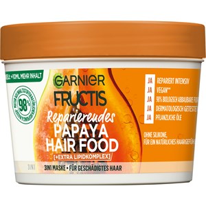GARNIER - Fructis - 3-In-1 Mask Reparierendes Papaya Hair Food