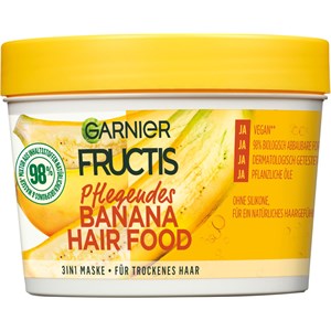 GARNIER - Fructis - Pflegendes Banana Hair Food 3-In-1 Mask