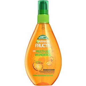 GARNIER - Fructis - Miracle Oil, Heat Protection & Anti-Frizz Non-Rinse Skincare Oil