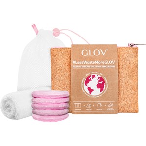 GLOV Coffrets Cadeaux Pour Elle Coffret Cadeau Makeup Remover Pads Moon Pads Pink 3 Pcs. + Face Towel 1 Pce. + Bag 1 Stk.