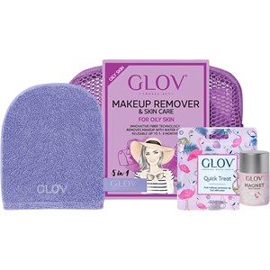 GLOV - Abschmink-Handschuh - Purple Geschenkset
