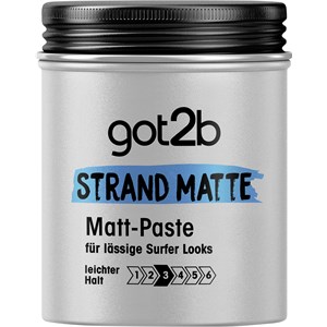 GOT2B Produits De Styling Crème, Gel & Cire Mat Effet Plage Pâte Mate (Tenue 3) 100 Ml