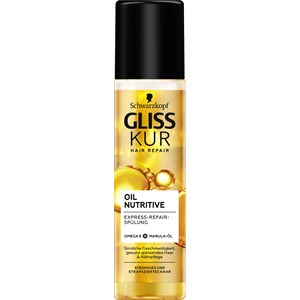 Gliss Kur Soin Des Cheveux Conditioner Oil Nutritive Après-shampooing Réparateur Express 200 Ml