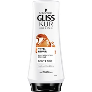 Gliss Kur Soin Des Cheveux Conditioner Total Repair Après-shampooing Régénération 200 Ml