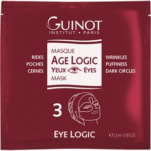 Guinot Masken Age Logic Eye Mask Box Feuchtigkeitsmasken Damen 5.50 Ml