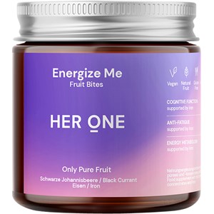 HER ONE - Immuunijärjestelmä & keskittyminen - ENERGIZE ME – Fruit Bites with Iron