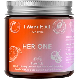 HER ONE - Immune system & concentration - I WANT IT ALL – Fruit Bites Multivitamin