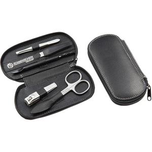 Hans Kniebes 5-Piece Stainless Cowhide Leather Manicure Case Unisex 1 Stk.