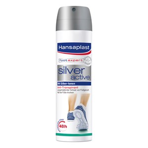 Hansaplast - Soin des pieds - Silver Active – Spray pour les pieds