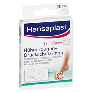 Hansaplast Gesundheit Pflaster Hühneraugen Druckschutzringe 20 Stk.