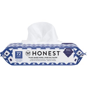 Honest Beauty - Cleansing - Plant-Based Wipes Blue Ikat