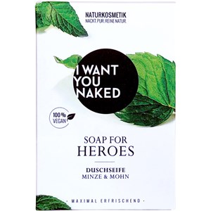 I Want You Naked - Duschseife - For Heroes Duschseife Minze & Mohn