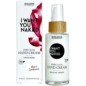 I Want You Naked Körperpflege Handcreme Sweet Roses Pure Aloe Hand Cream 50 Ml