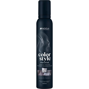 INDOLA Semi-permanente Haarfarbe Color Style Mousse Anthracite 200 Ml